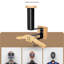 Heavy-Duty Wall Mounted Helmet Holder Rack – Sturdy Wood & Steel Gear Stand, Holds Up to 88 lbs for Motorcycle, Ski, Football, Police Helmets – Helmet Storage Organizer
