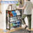 4 Tier Slim Shoe Rack, Wood Top Panel Shoe Organizer for Entryway and Closet
