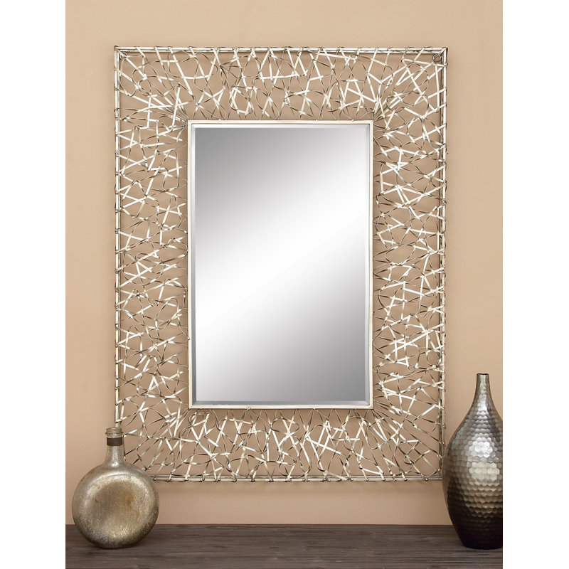 Kylee Metal Rectangle Wall Mirror