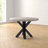 Hetton Round Metal Base Dining Table