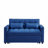 Eiri 55'' Wide Convertible Velvet Sleeper Square Arm Sofa Bed with Reclining Backrest and 2 Throw Pillows-1111629077