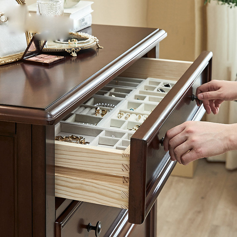 Armoire de rangement à tiroir minimaliste de style français rétro