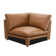 Brighton modulaire - Wedge, cuir fleur brun