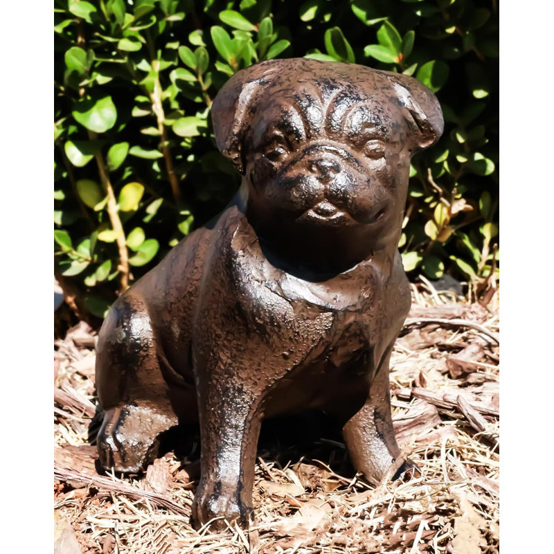 Figurine Merielle rustique en fonte fantaisiste