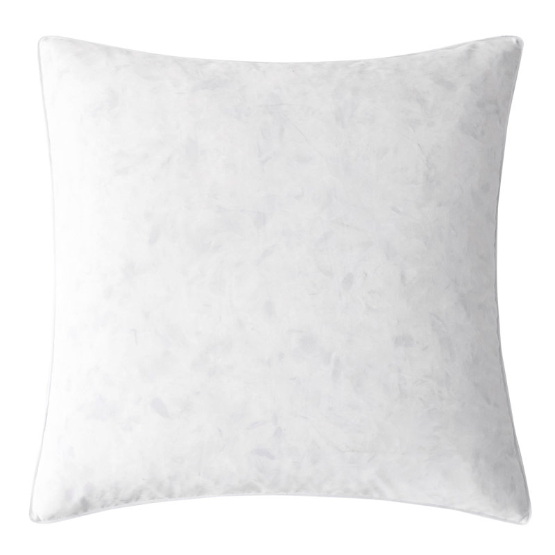 Coussin en duvet de coton, H 21 po x l 21 po
