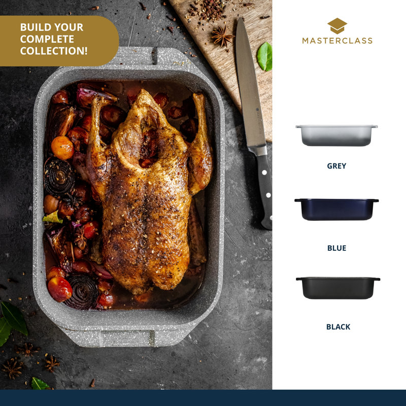 MasterClass Large Roasting Tin with Handles, Blue