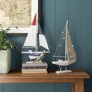 brass sailboat bookends