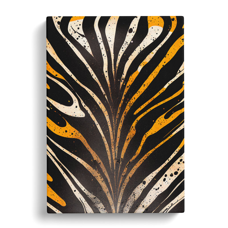 Zebra Skin Stripes No.1 - Wrapped Canvas, 76cm H x 50cm W x 3cm D