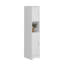 Armoire à linge Albany, quatre tablettes intérieures, finition blanche-1004628755