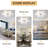 30.7In Ceiling Fan With Lights, Remote Control 3 Color Temperatures,6 Gear Wind Speed Fan Light