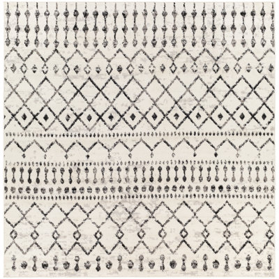 Canisha Southwestern Black/Ivory Area Rug