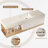 Bathroom Vanity Set 59" Modern Floating Bathroom Vanity White And Natural With Sink