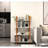 Solid Wood Book Display Bookshelf - 4 Multifunctional Shelf For Show Bookcase 4-layer Open Organizing