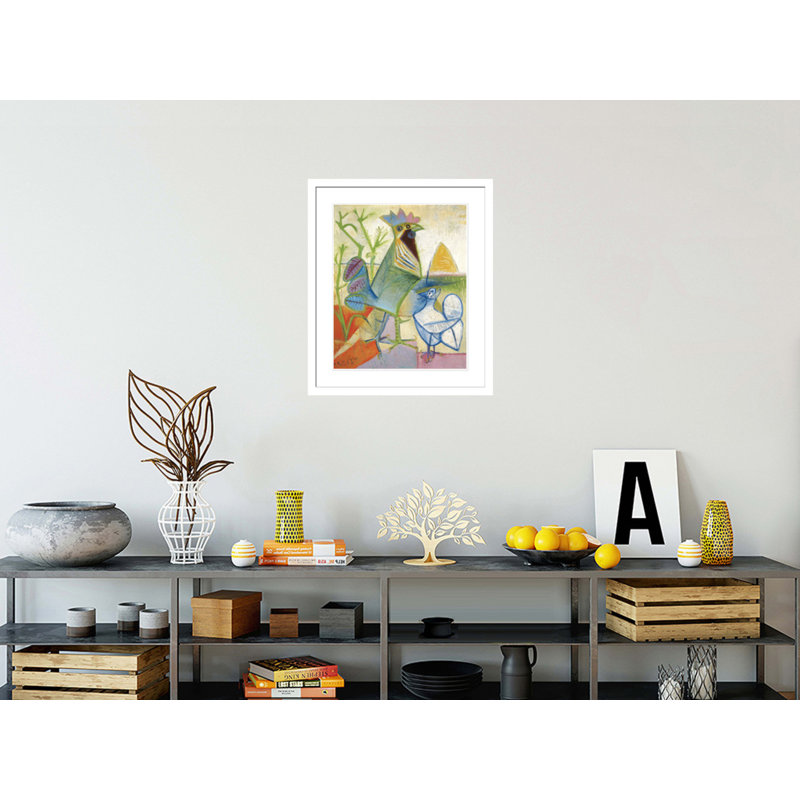 «The Cock of the Libération» par Pablo Picasso, impression giclée sur cadre, H 27,49 po x l 23,5 po
