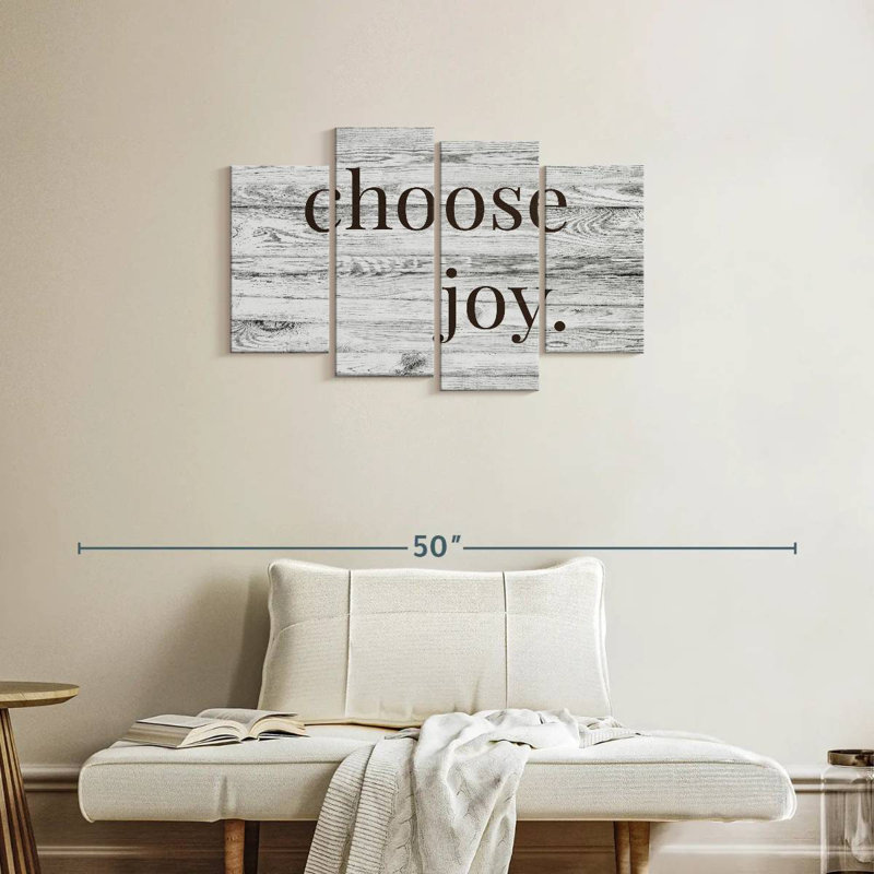 Tergel Choose Joy Typography, 22" H x 36" W