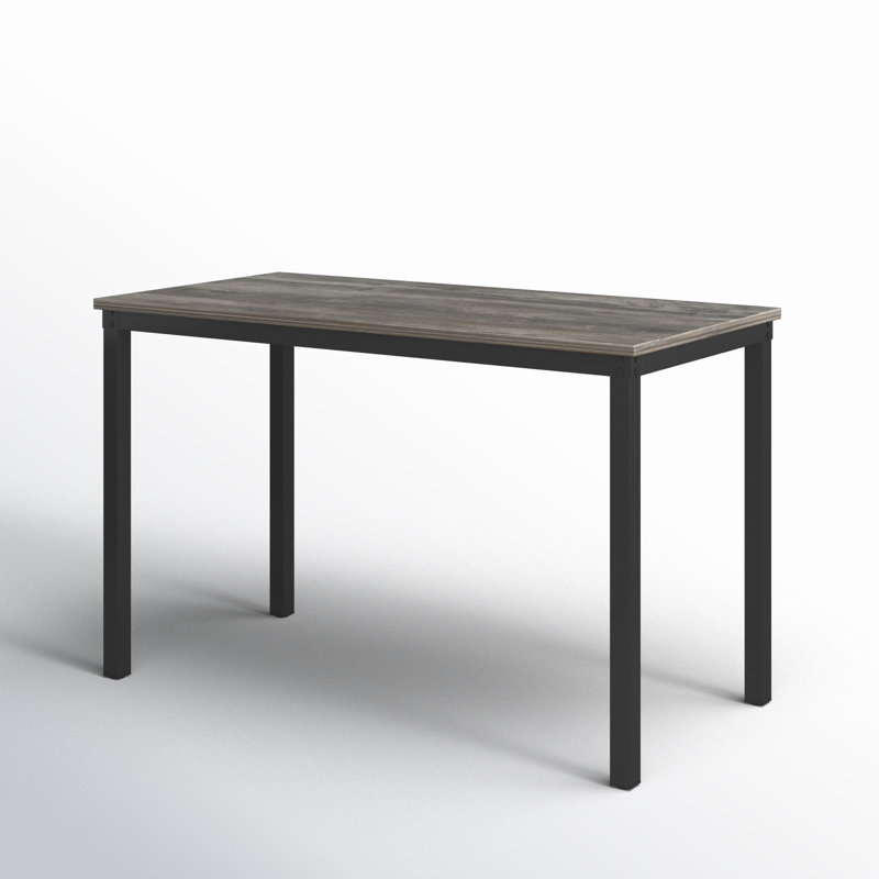 Driggers Dining Table, 29.52" H  x 47.26" L x 23.62" W, Black, Black Oak
