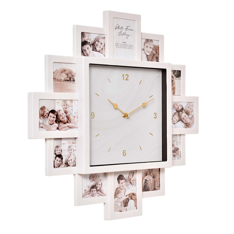 Horloge murale Yamikani, Blanc