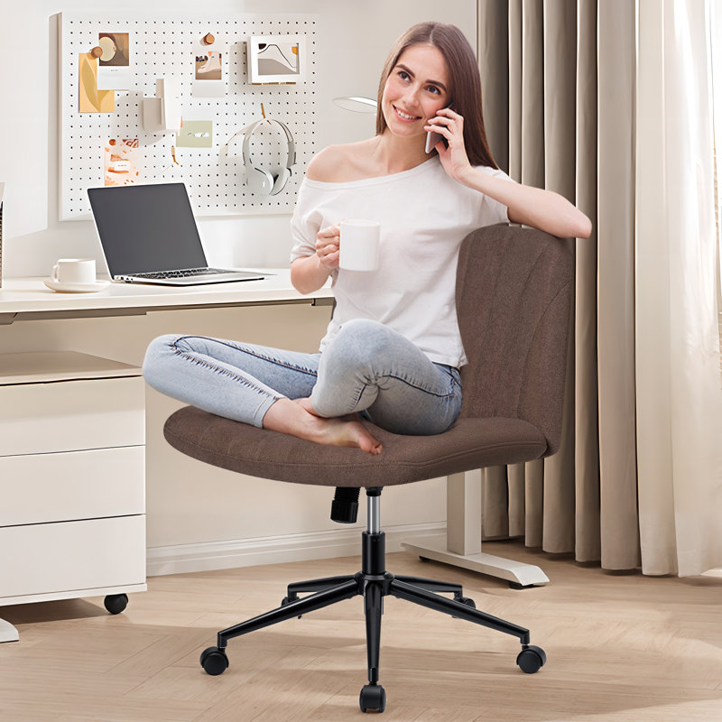 Chaise de bureau Damar Criss, Brun, Oui