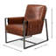 Edmonds Leather Armchair-1409965471