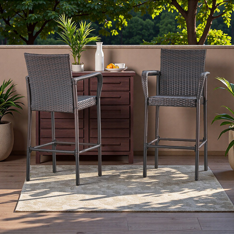 Tabouret de bar, Marron foncé