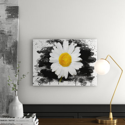 Flower White Daisy - Wall Art