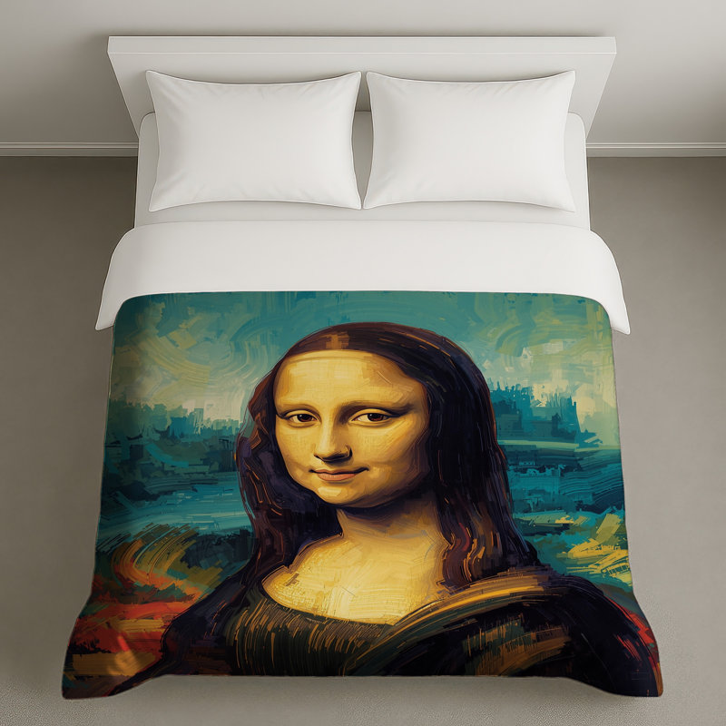 Célèbre peinture de couette, housses de couette, Twin