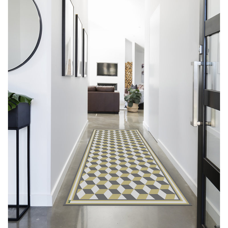 Abaigail Geometric Area Rug, Runner 78 x 225cm