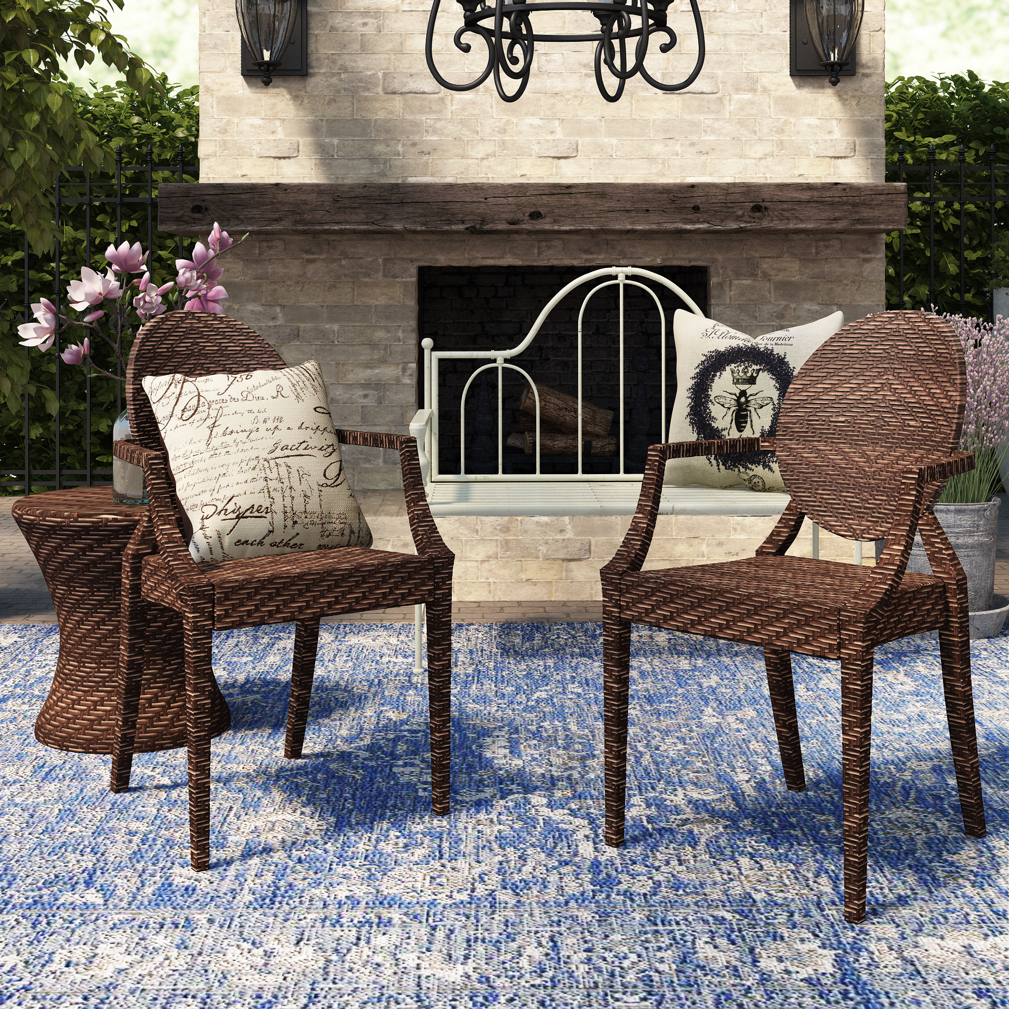 One Allium Way® 3 Piece Bistro Set & Reviews | Wayfair