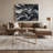 Lyrical Abstraction 45 Black Canvas Wall Art