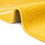 Tapis géométrique jaune en polypropylène tissé à la machine-73987603