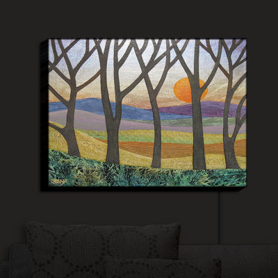 " Sunset Over The Hills "