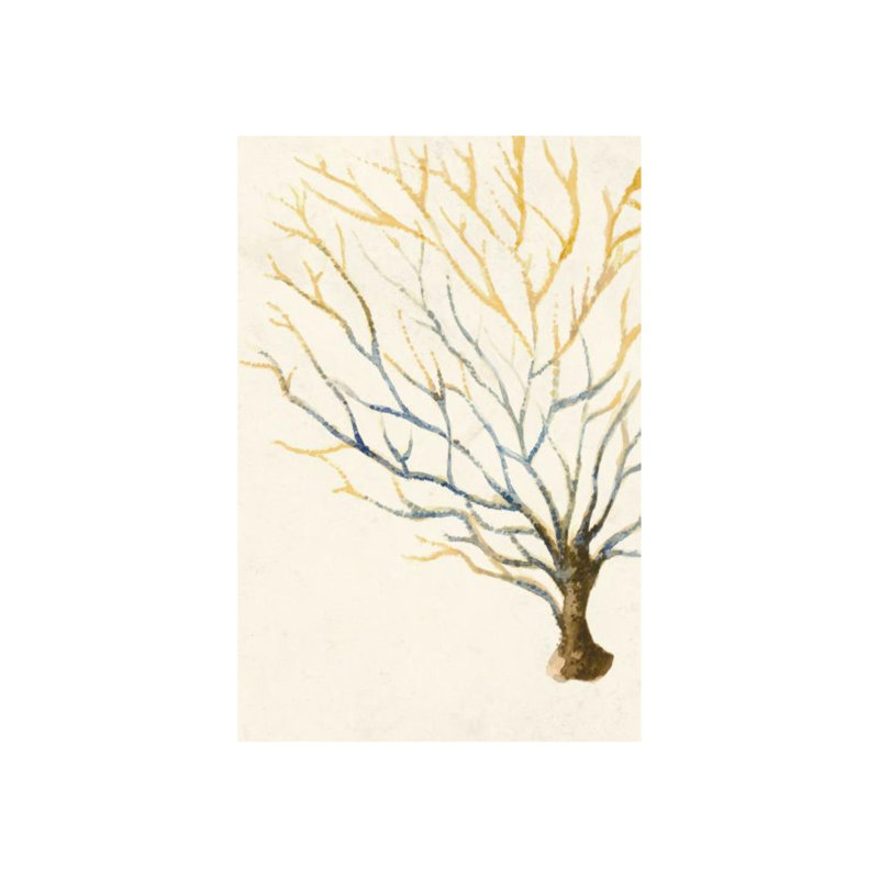 Pièce de mer VI par Guseul Park - impression sur toile, Couche de verre, H 45 po x l 30 po x P 1,5 po