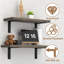 Supports de tablette en fer