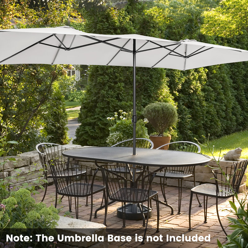 freeport park frances 15' rectangular patio umbrella AreShark 15FT Outdoor with Crank, Large Market Umbrella, Double-Sided Outdoor Umbrellas with Cross Base & Sandbag for Porch, Lawn, Pool, Backyard, Navy : Patio, Lawn & Garden while a 360 rotating tilt feature lets you easily follow the suns path without moving the base Frankford Eclipse Rectangle Cantilever Umbrella