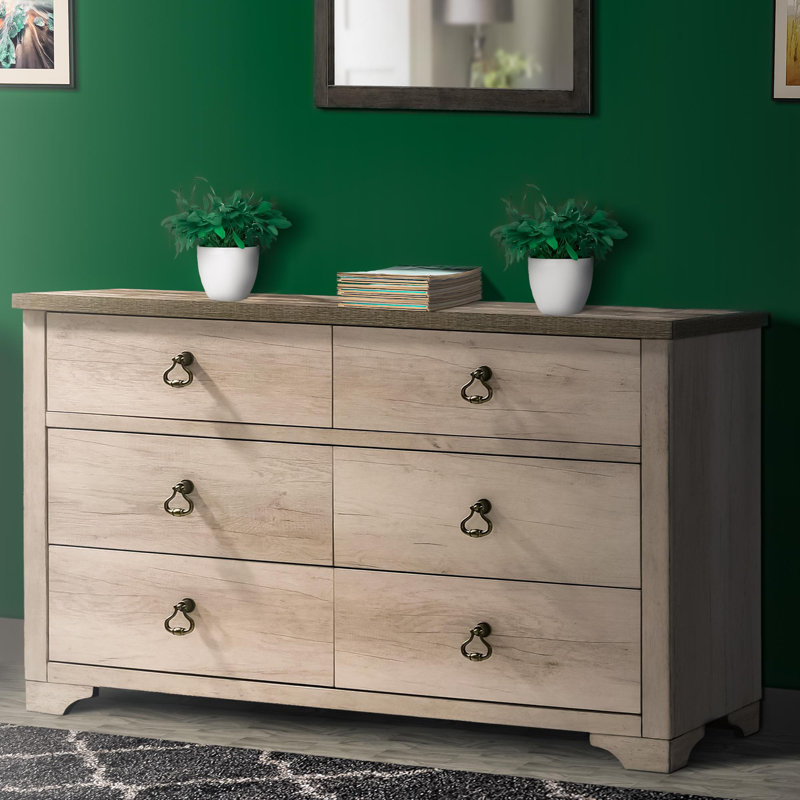 Commode double 6 tiroirs Stangl