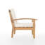 Durable Acacia Wood Accent Chairs, Rustic Style For Outdoor Entertaining