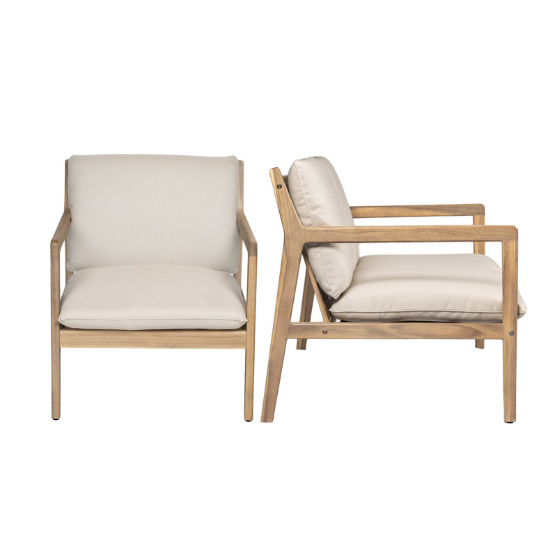 Chaises longues avec coussins Yusuf