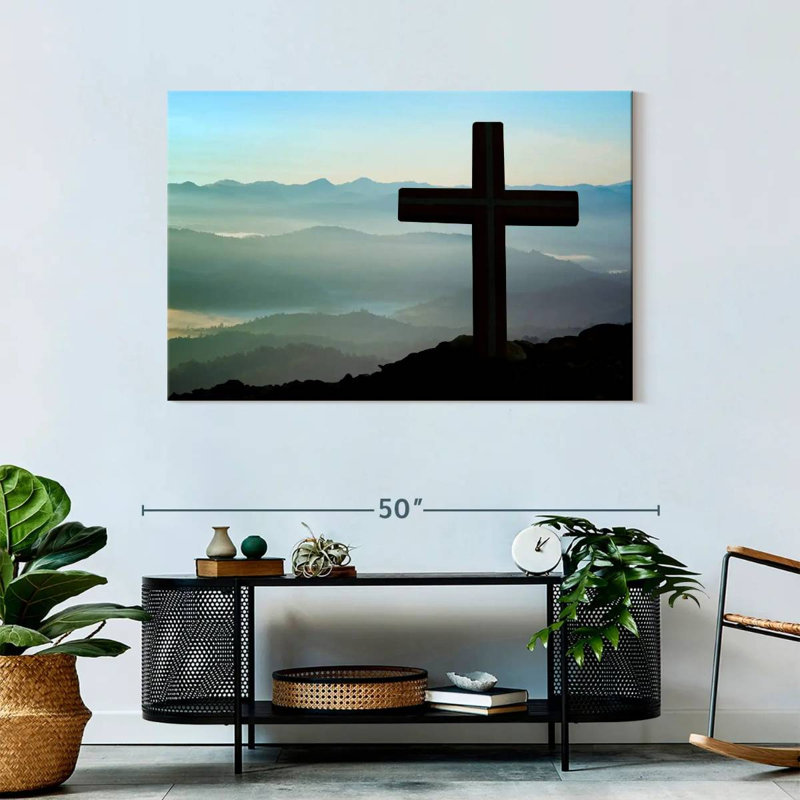 Adella Mountain Cross, 30" H x 45" W
