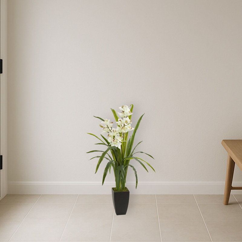 Orchidée cymbidium artificielle
