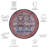 Gadbois Oriental Navy/Rust Area Rug-1536828506