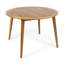 Table de patio en bois d'acacia durable, finition teck moderne, utilisation intérieure et extérieure