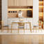 Ensemble de salle à manger 5 pièces Gariepy avec plateau en faux bois et chaises rembourrées-114838508