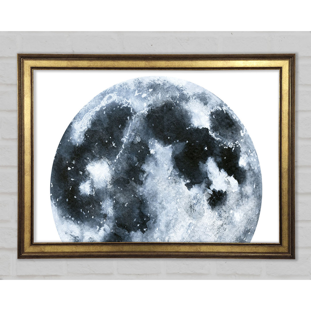 Der Mond späht - Einzelne Bilderrahmen Kunstdrucke