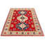 Tapis rouge foncé Malci Gazni 6 pi 0 po x 9 pi 3 po