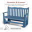 Banc oscillant d'extérieur 49,21 po-1958824046