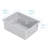 ECR4Kids Letter Size Plastic Tray Organizer with Lids, Large, Storage Bins, 10-Piece-99895656-99895657