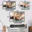 Abstract Geode Grey Marble River Shape I - Marble Wall Wall Art Set-107212953-107212958