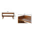 Banc de rangement en bois massif Uwais
