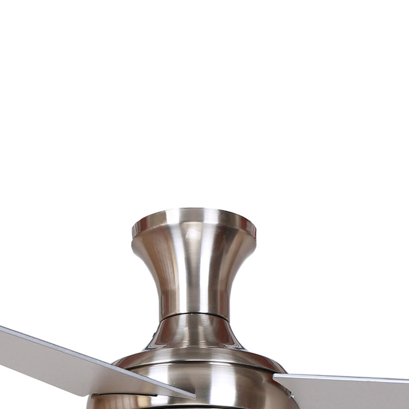 Nikki 48'' Ceiling Fan with Light Kit, Brushed Nickel