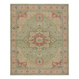 Distressed Homage Hand Knotted Wool Animal Print Area Rug